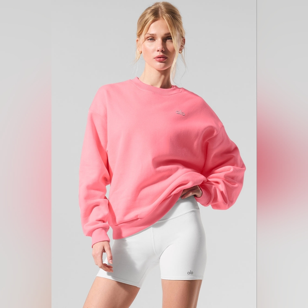 ALO Yoga Pink Sweatshirt